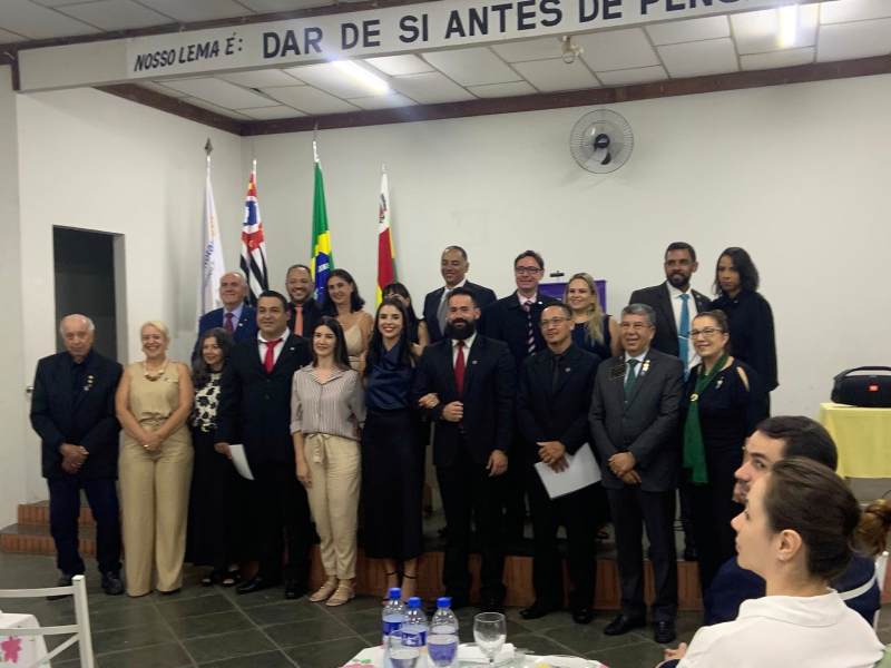 Rotary Club realiza festiva de posse de novos companheiros em Paraguaçu Paulista
