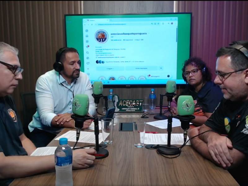 Associação de Basquete Paraguaçu participa de Podcast na ACE e destaca formação no esporte