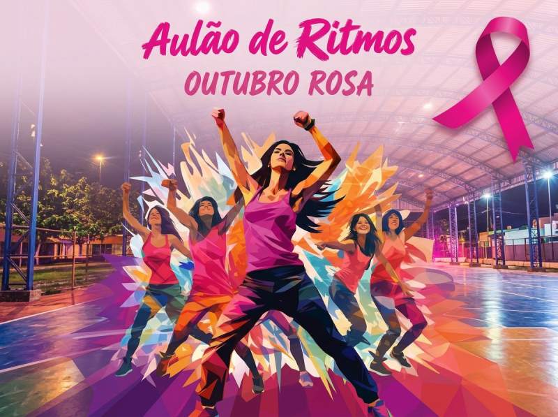 Outubro Rosa: Paraguaçu Paulista promove Aulão de Ritmos solidário na segunda-feira (26)