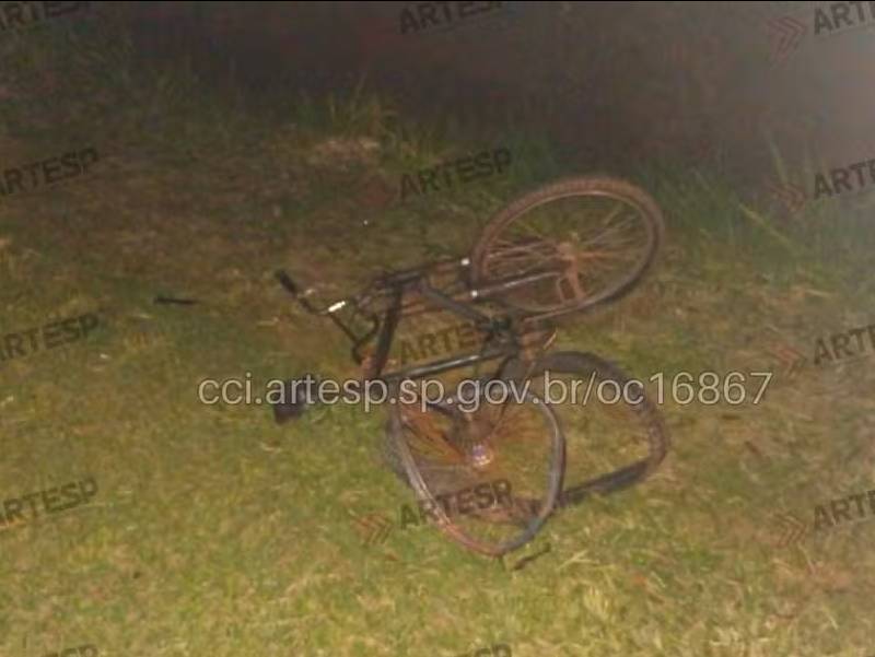Ciclista morre após ser atingido por caminhão na SP-284 em Rancharia