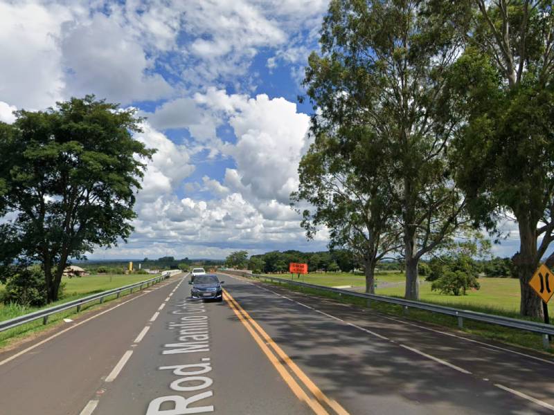 Eixo SP reforça alerta no trecho em obras da SP 284, em Paraguaçu Paulista