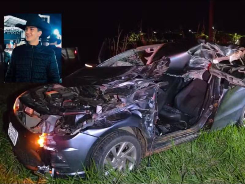 Jovem de 20 anos morre após batida entre carro e ônibus em rodovia do interior de SP