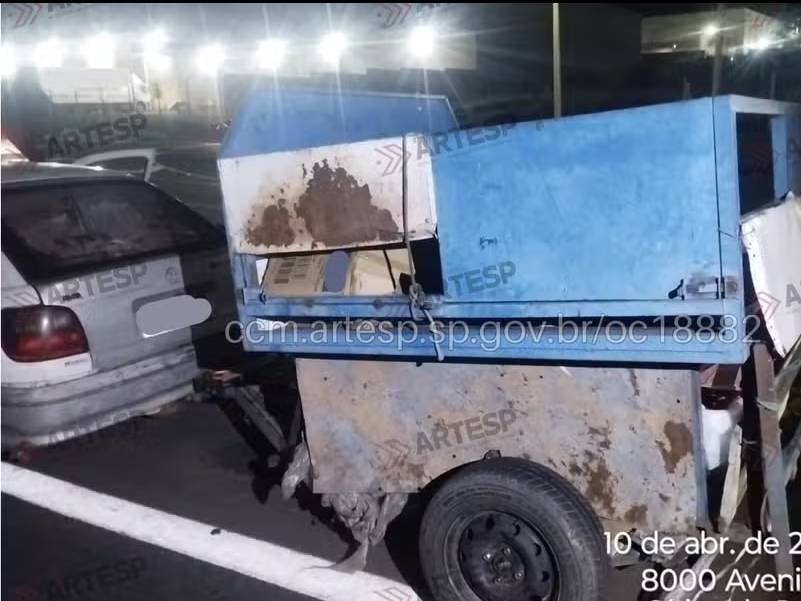 Motociclista morre após bater em carretinha e ser atropelado na SP-294 em Marília