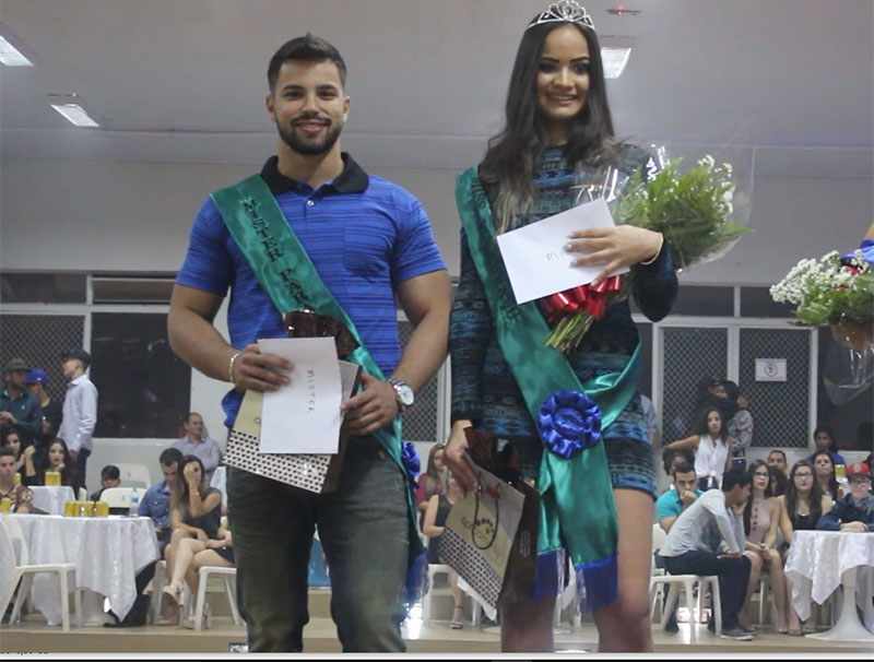 Joyce Zapparoli e João Victor Cavalcante são eleitos miss e mister Paraguaçu Turismo