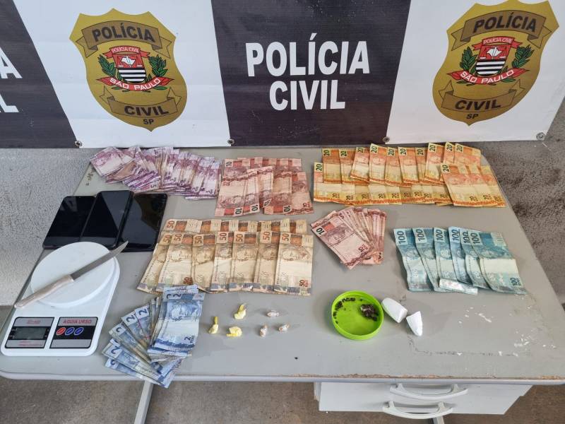 Polícia Civil prende em flagrante dois homens investigados por tráfico de drogas em Assis