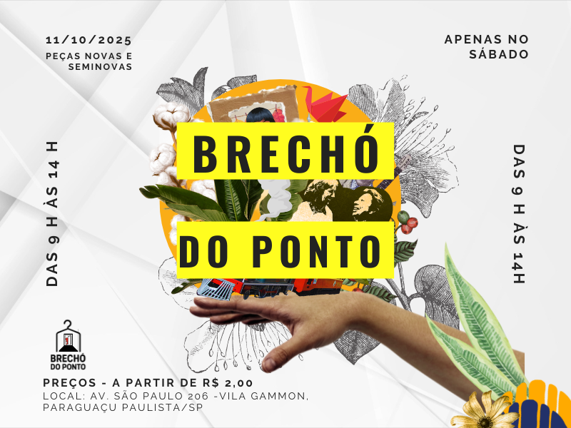 Ponto de Cultura Salão Cultural realiza 1º Brechó Solidário em prol da entidade