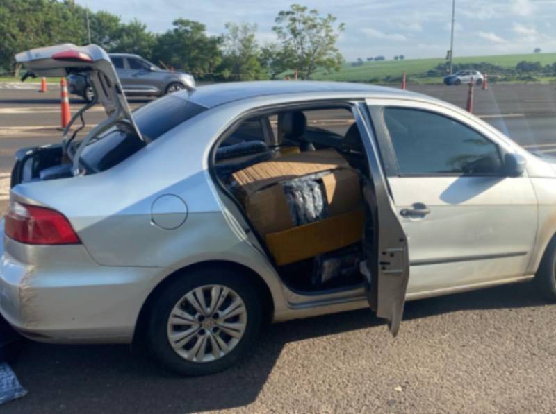Polícia Rodoviária apreende mais de 2 mil óculos sem nota fiscal em Santa Cruz do Rio Pardo
