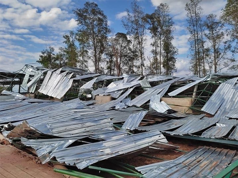 Prefeitura de Assis presta apoio aos locais afetados pelo vendaval do fim de semana