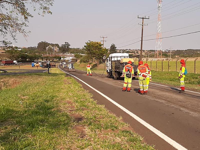 Obras interditam trechos da Rodovia Raposo Tavares em Assis