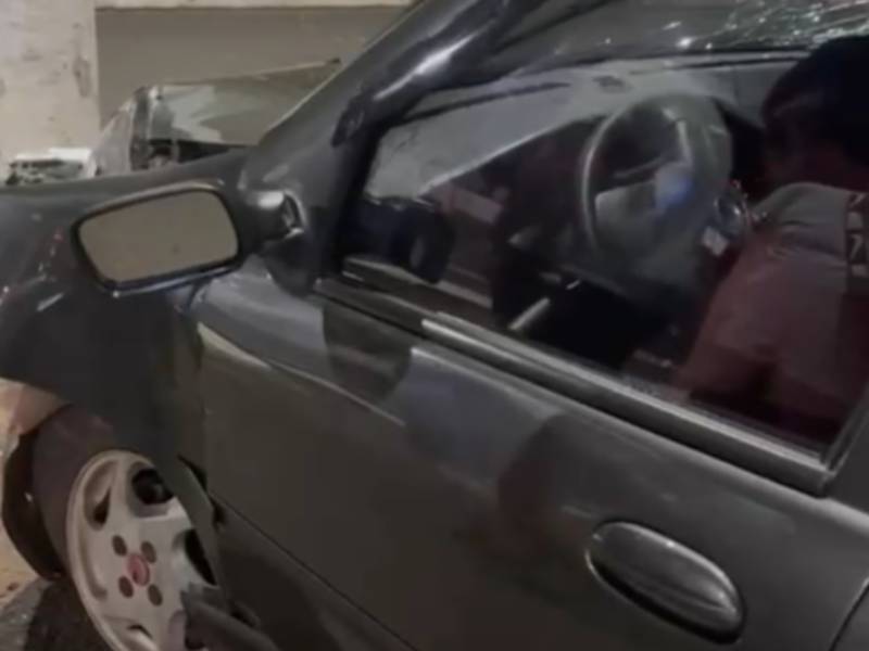 Motorista com sinais de embriaguez bate em poste na Avenida Galdino, em Paraguaçu Paulista