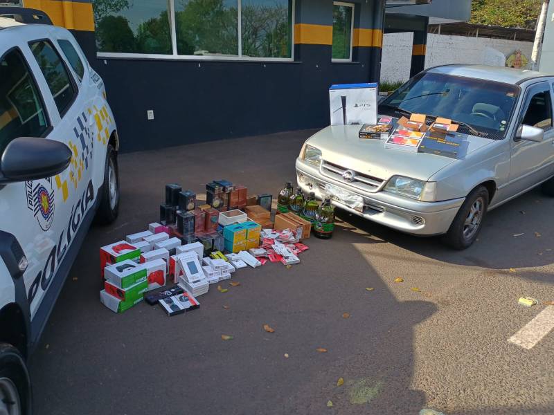 Polícia Rodoviária apreende mercadorias de descaminho em rodovia de Marília