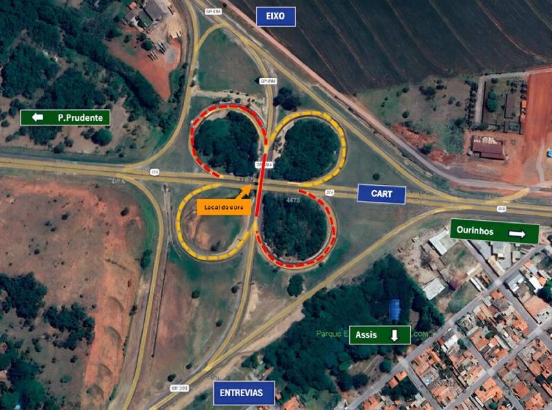 Obras em viaduto da Raposo Tavares alteram trânsito em Assis