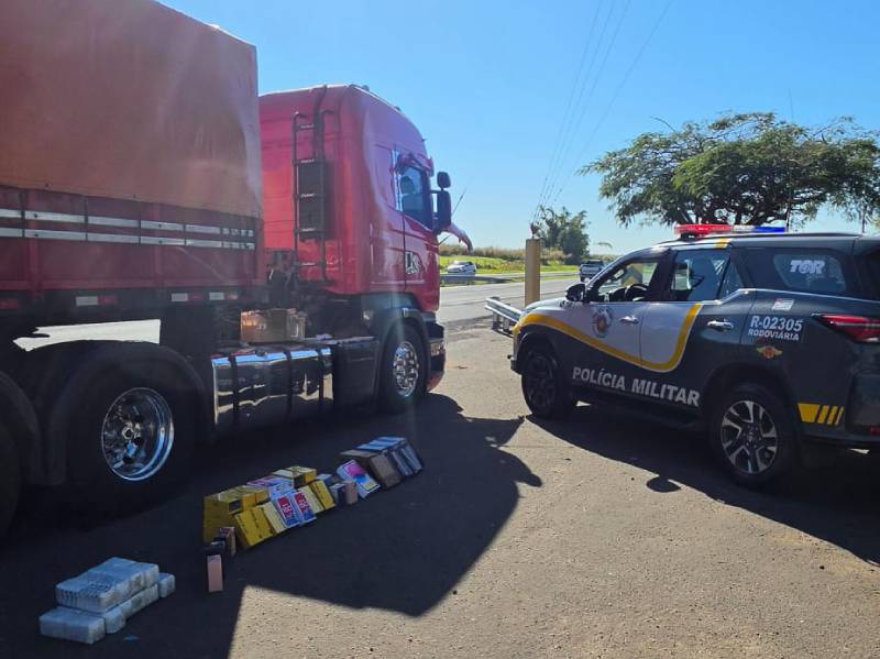 Polícia Rodoviária apreende eletrônicos e mercadorias de descaminho em Garça