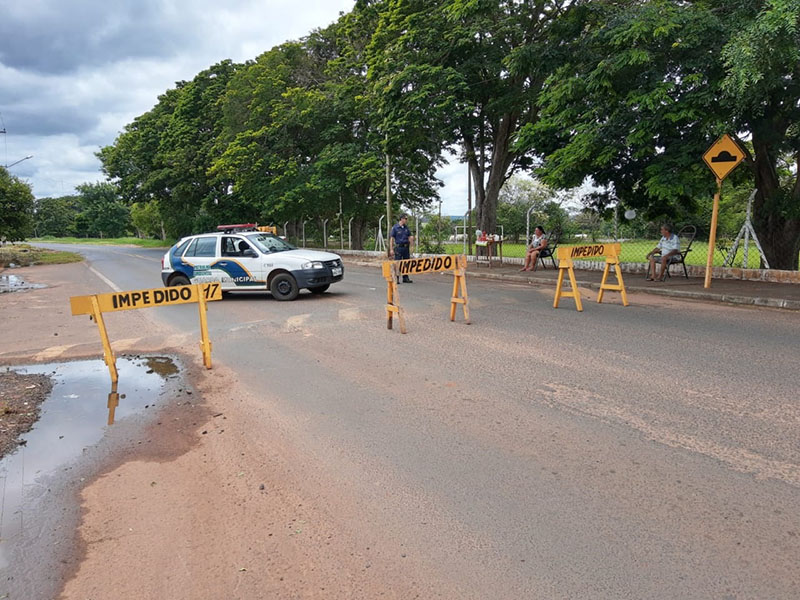 Estrada de Paraguaçu de acesso ao Horto Florestal está interditada