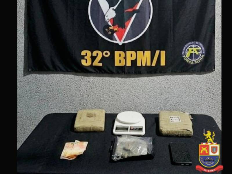 Mulher é presa com mais de 2 kg de drogas em Assis