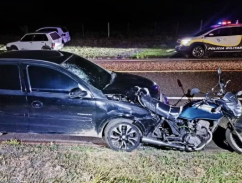 Motociclista morre após ser atingido por carro em estrada de acesso a Anhumas