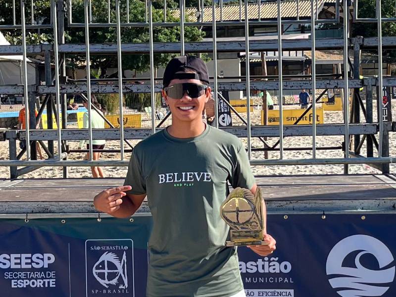 Atleta de Paraguaçu conquista a etapa do ITF - Beach Tennis World Tour BT-10 de São Sebastião