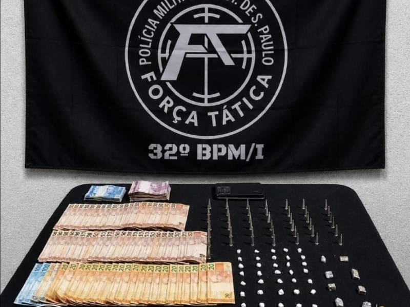 Homem é preso por tráfico em Cândido Mota