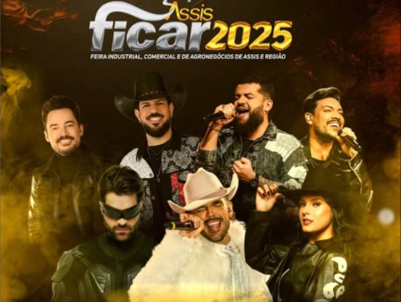 FICAR 2025 começa hoje em Assis com show de Fernando & Sorocaba