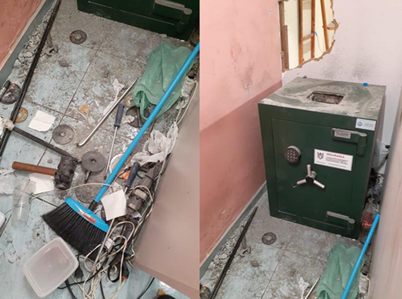 Criminosos fazem buraco em banheiro da Casas Bahia de Tupã e furtam mais de R$ 100 mil