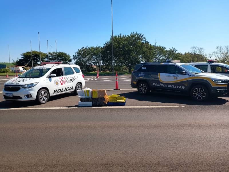 Polícia prende traficante com mais de 170 kg de maconha em rodovia de Santa Cruz do Rio Pardo