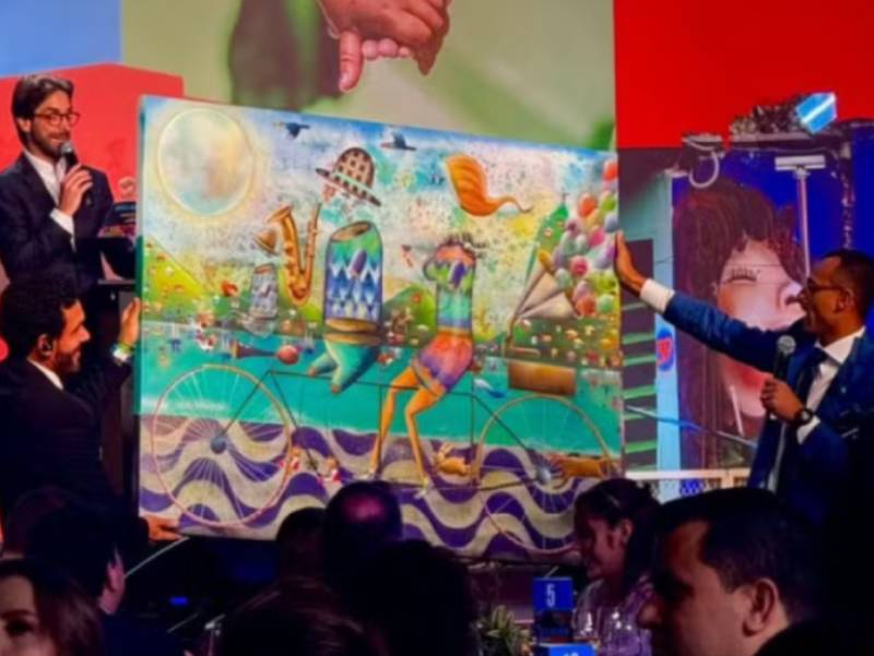 Obras de artista de Assis são arrematadas por R$ 400 mil em leilão beneficente