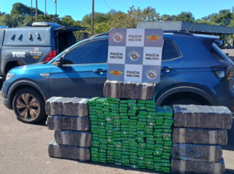 Polícia Rodoviária prende traficante com quase 400 kg de maconha em rodovia de Assis