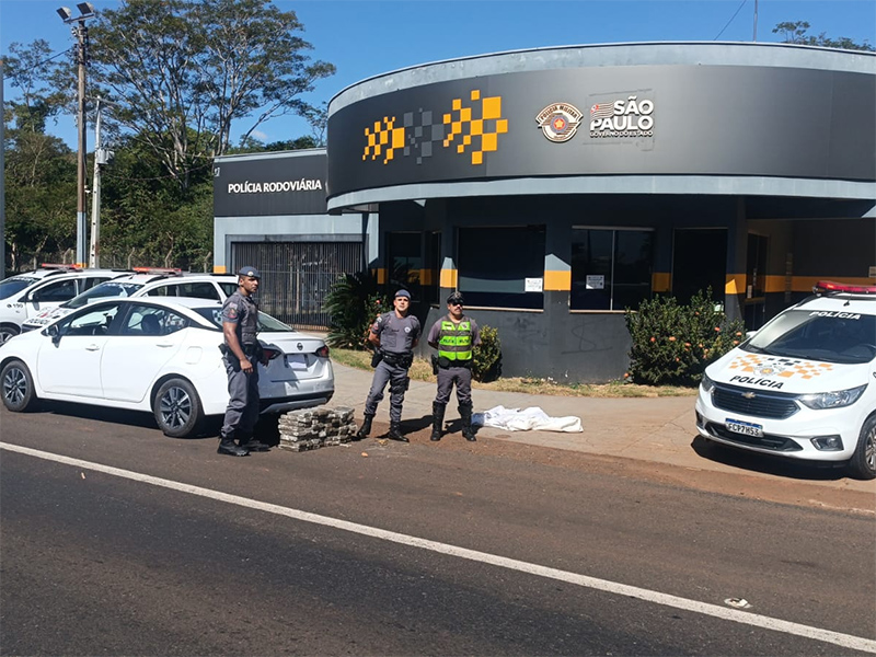 Polícia Rodoviária prende indivíduo com 61 tabeles de maconha em Florínea