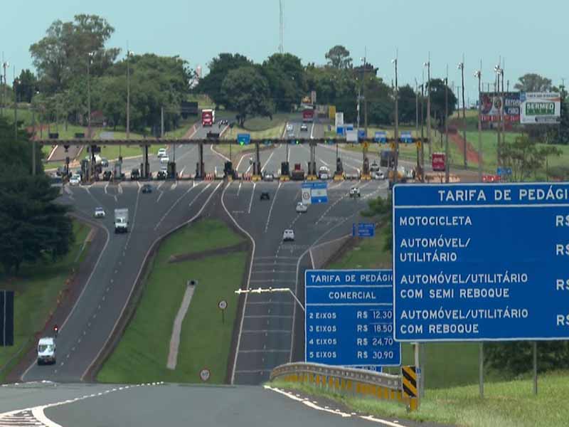 Tarifas de pedágio da região tiveram reajuste a partir de hoje, dia 1º