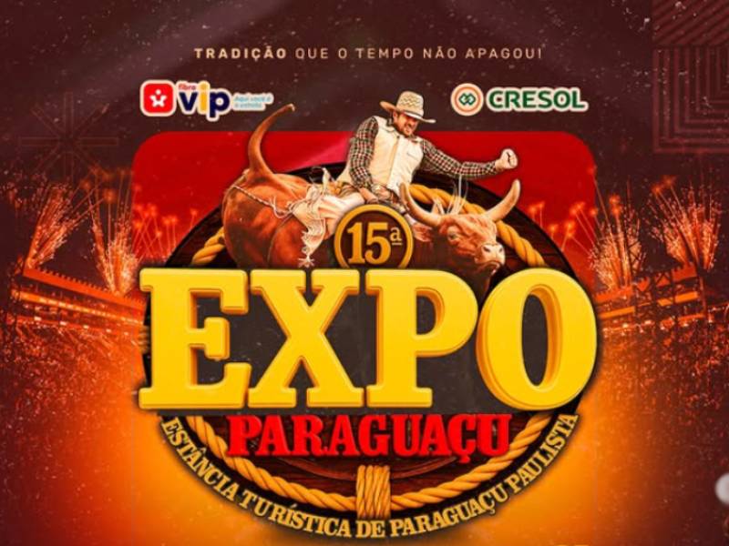 Divulgada a Programação Oficial da 15ª Expo Paraguaçu