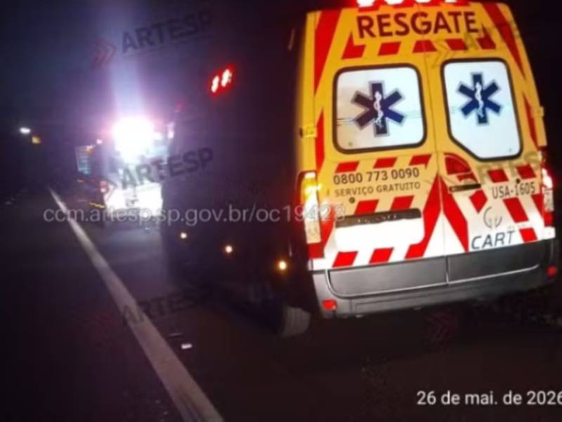 Duas pessoas são atropeladas na Rodovia Raposo Tavares em Salto Grande; uma delas morreu