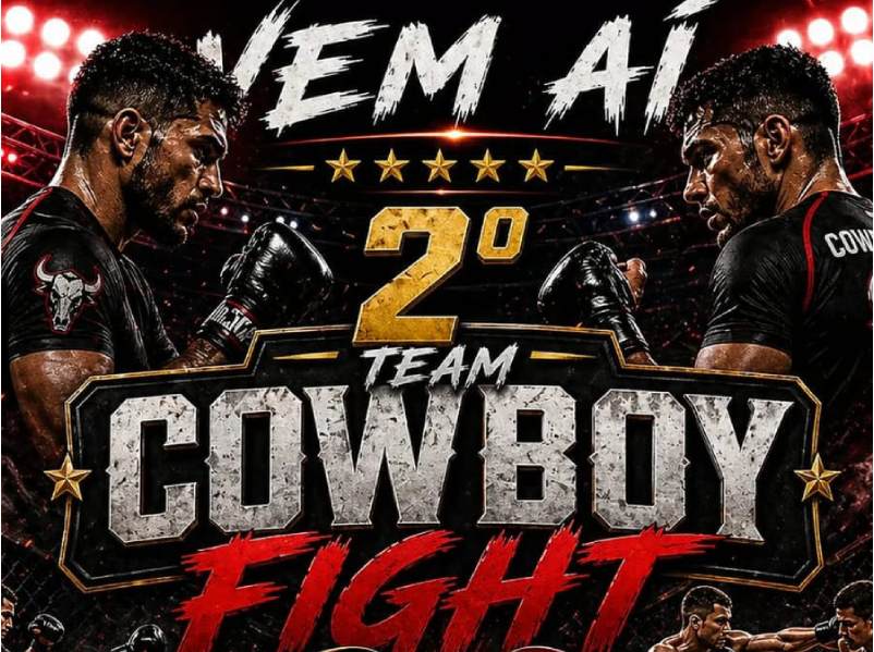 2º Team Cowboy Fight acontece neste sábado, dia 10 de outubro, em Paraguaçu Paulista