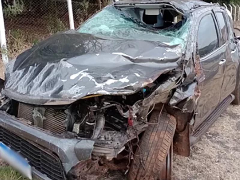 Motociclista na contramão morre ao bater contra caminhonete em rodovia de Maracaí