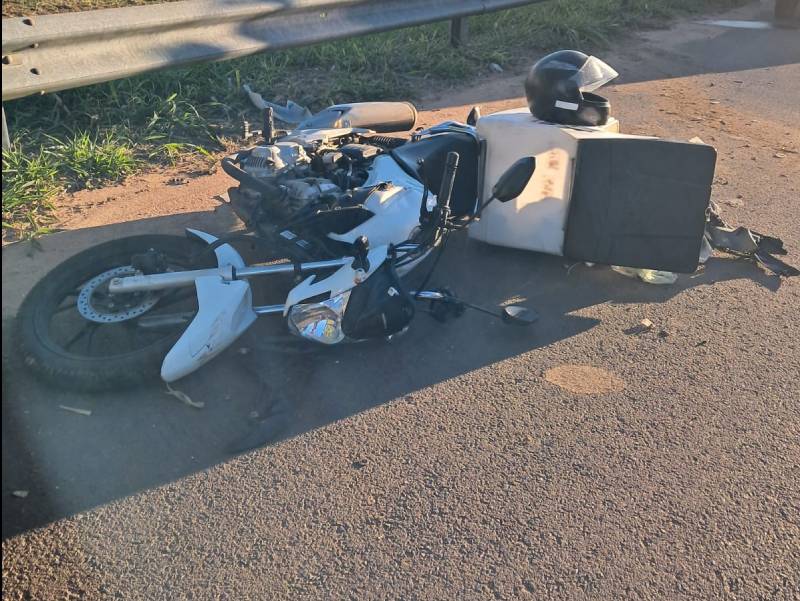 Motociclista morre após grave acidente no trevo de acesso ao Distrito Industrial em Tupã