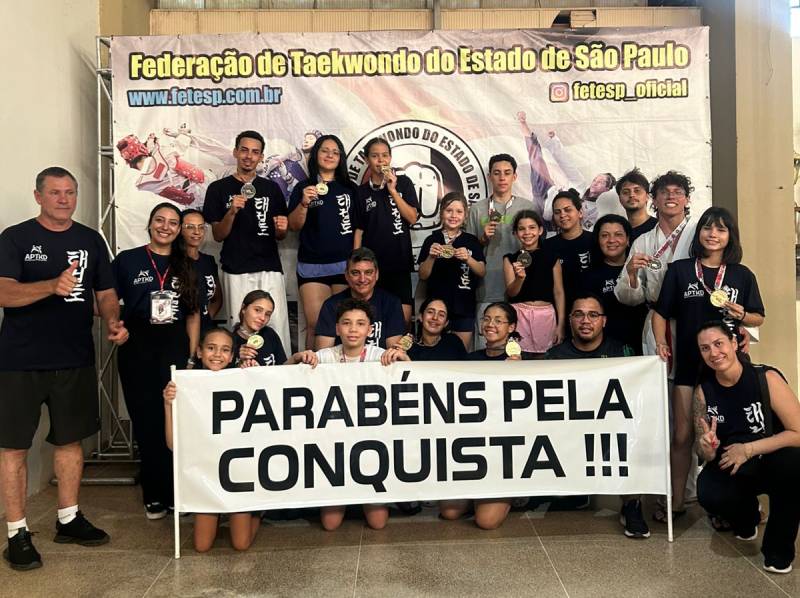 Equipe paraguaçuense de Taekwondo conquista pódios e segue firme rumo ao Grand Slam Paulista