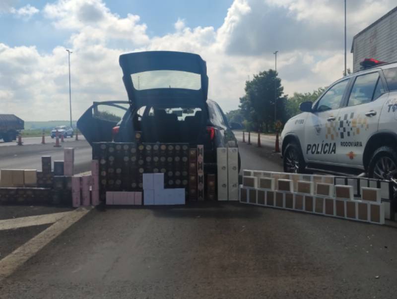 Polícia apreende mais de 150 frascos de perfumes sem nota fiscal em Santa Cruz do Rio Pardo