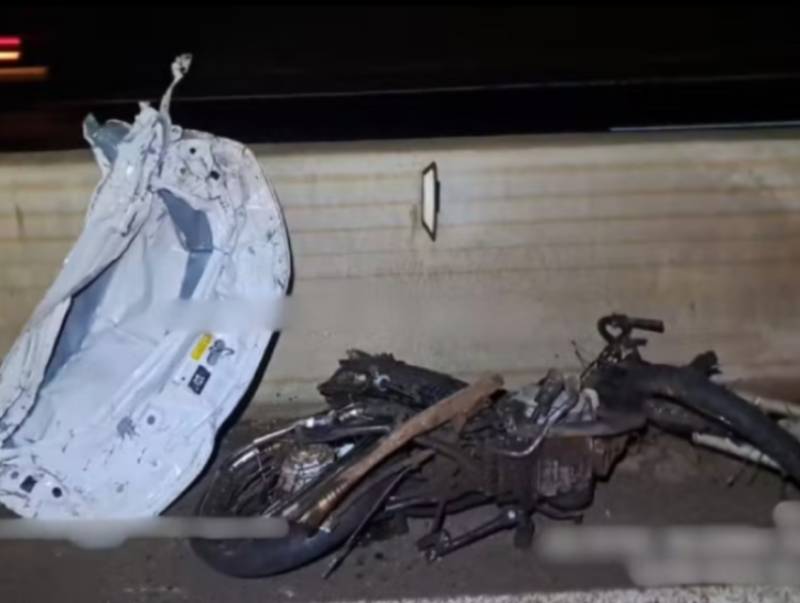 Acidente entre moto e carro deixa um morto em Palmital