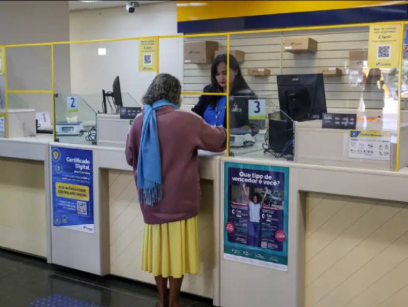 Correios atendem 1,3 milhão de aposentados sobre débitos indevidos