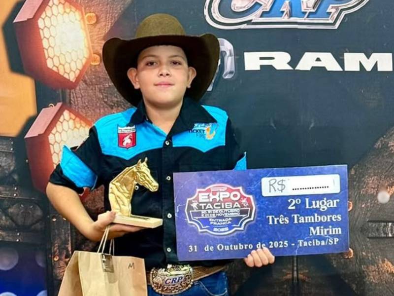 Campeão de Três Tambores de Paraguaçu supera doença grave e fatura o 2º lugar em prova de Taciba