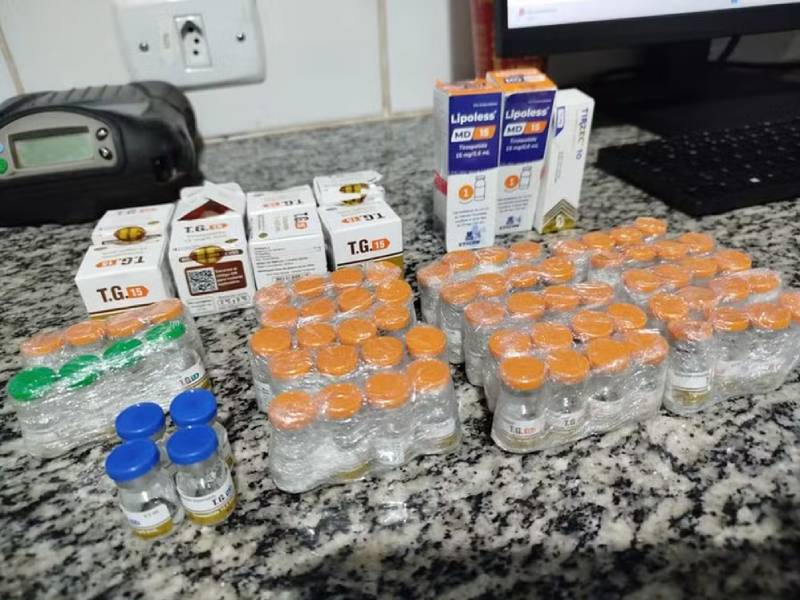 Homem é preso por contrabando com mais de 100 canetas de medicamento para emagrecimento em Ourinhos