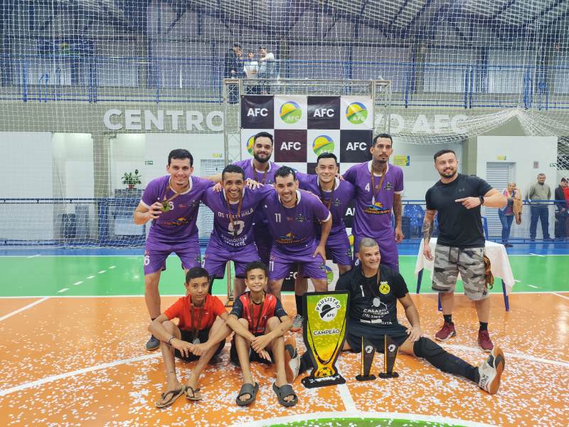 Equipe Os Trem Bala é a grande campeã do Paulistão AFC 2026 no período noturno