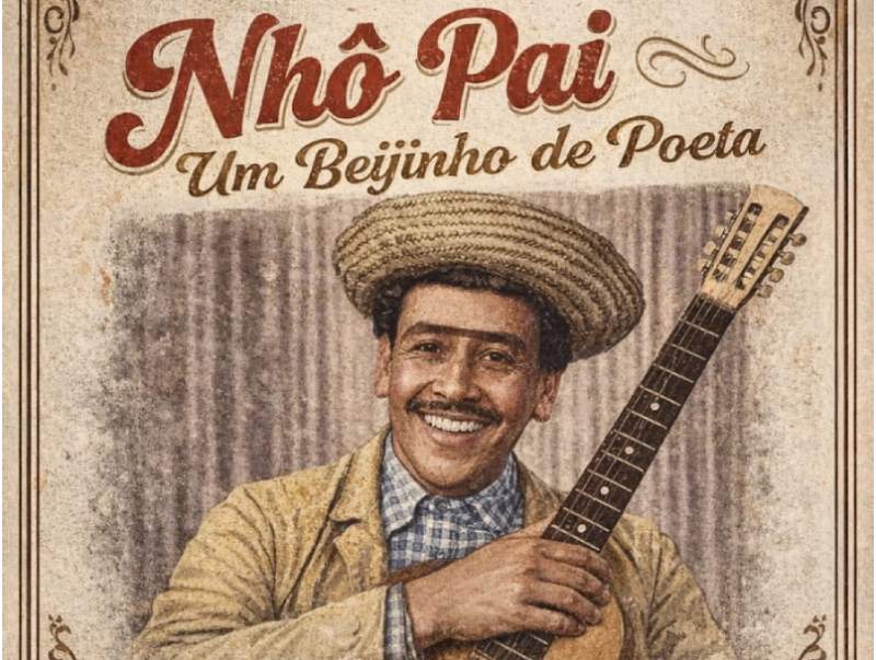 Espetáculo Nhô Pai um Beijinho de Poeta será apresentado no coreto da Praça da Matriz em Paraguaçu