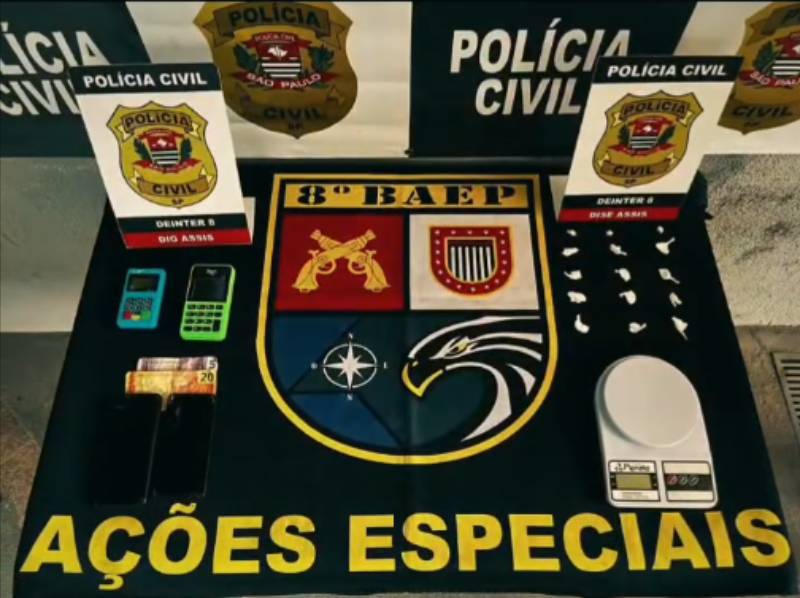 Operação conjunta do BAEP e Polícia Civil prende quatro pessoas em Assis e Palmital