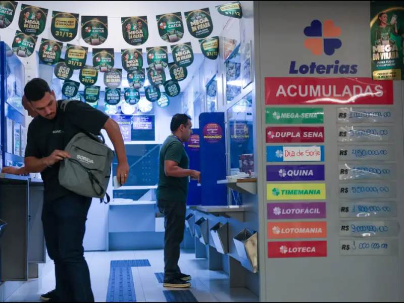 Mega-Sena acumula novamente e prêmio principal vai para R$ 105 milhões