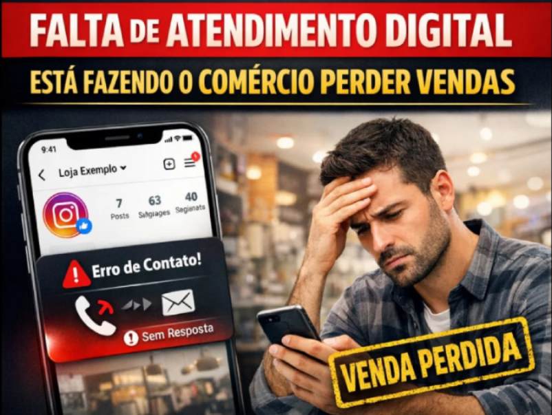 Falta de atendimento digital pode prejudicar comércio em Paraguaçu Paulista, alerta ACE