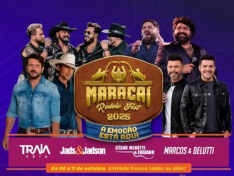 Maracaí Rodeio Fest será de 8 a 11 de outubro