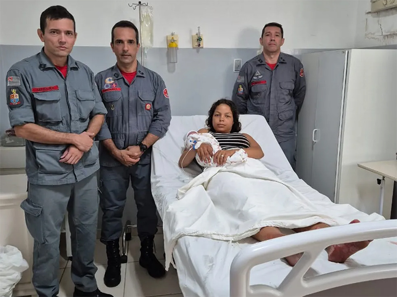 Jovem dá à luz em casa e recebe ajuda do Corpo de Bombeiros pelo telefone em Tupã