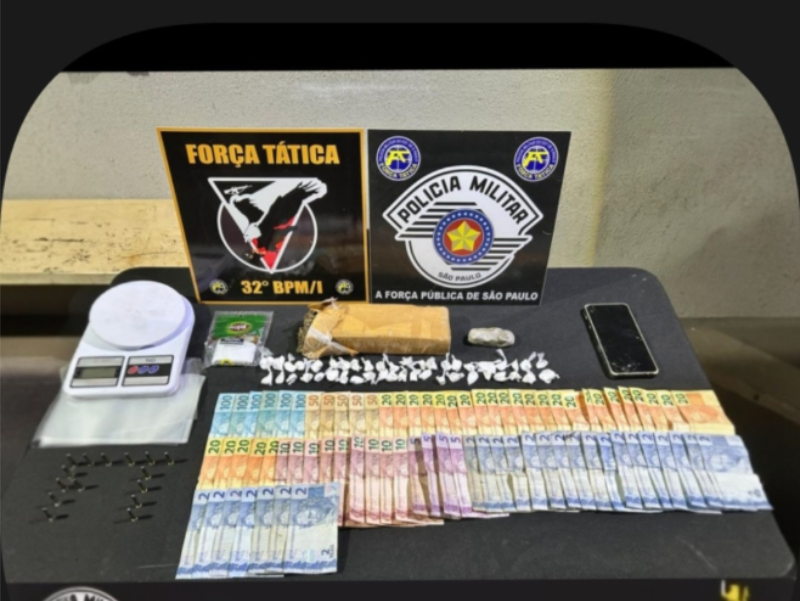 Homem é preso com drogas e munições em Assis