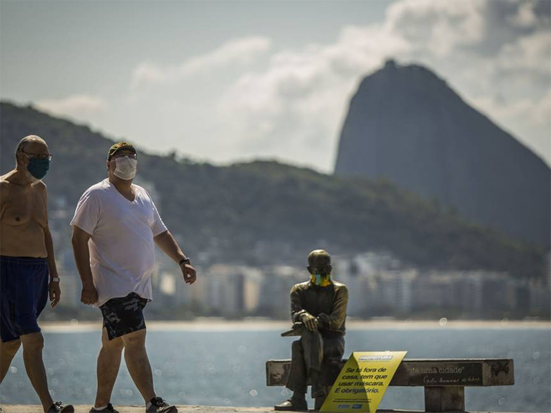 Covid-19: país tem redução de casos e mortes; exceção é estado do Rio
