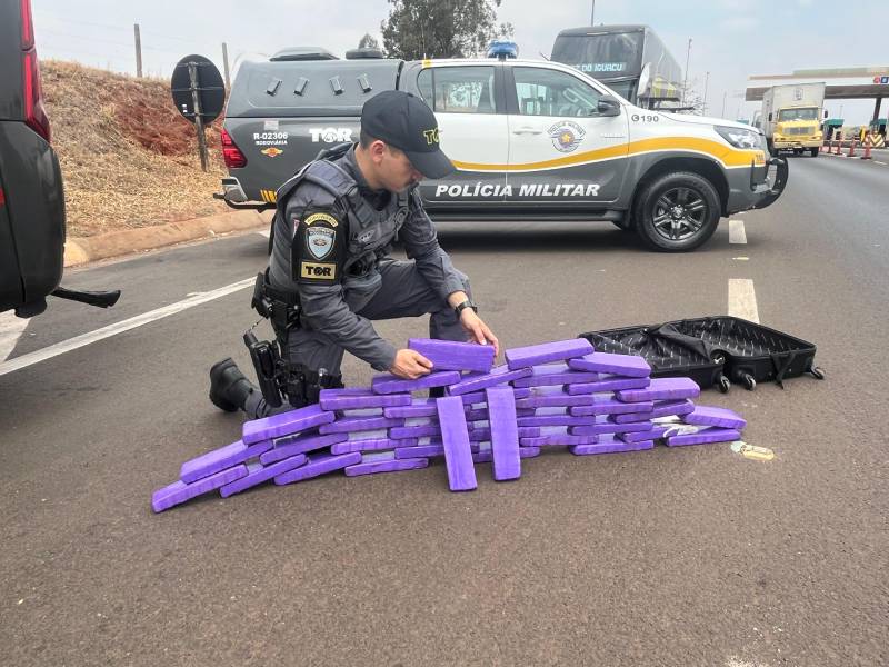 Polícia Rodoviária prende traficante em rodovia de Santa Cruz do Rio Pardo/SP